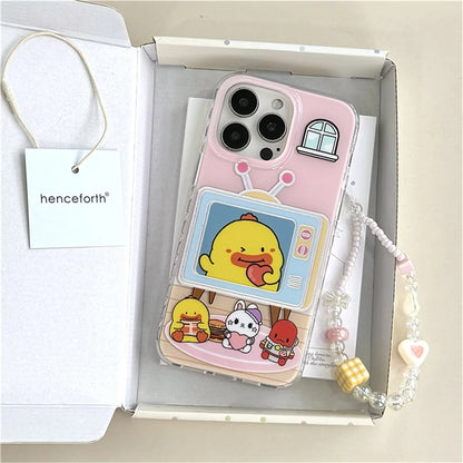 Funny Cute Cartoon Duck Phone Case For iPhone
