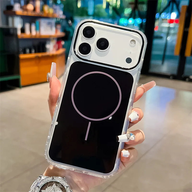 Luxury Solid Colors Magsafe Magnetic Soft Phone Case For iPhone
