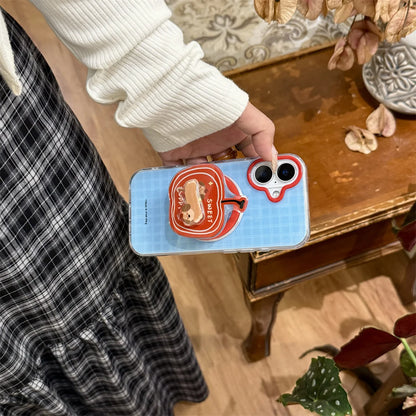 With Holder Magnetic Wireless Charging Phone Case