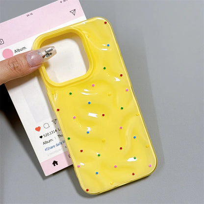 Colorful Polka Dot Folds Texture Phone Case