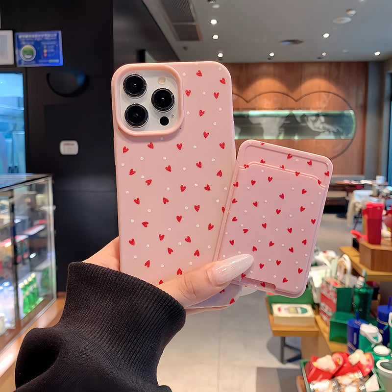 Card Slot Pocket Phone Case For iPhone