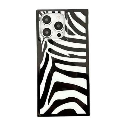 Fashion Cow Stripe Pattern Glossy Back Cover For iPhone
