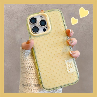 Cute Polka Dot Macron Color Phone Case
