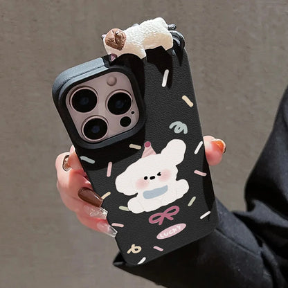 Cute Cartoon Puppy Phone Case For iPhone