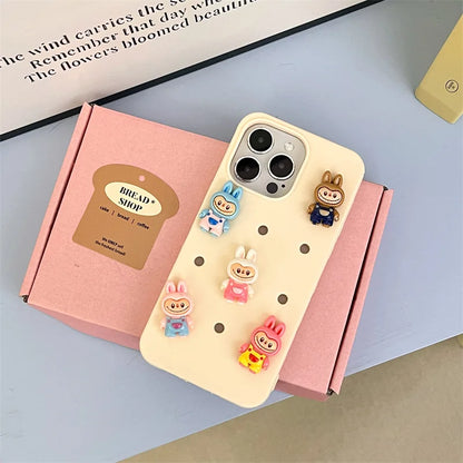 Cute Cartoon Silicone Shockproof Cover, For iPhone