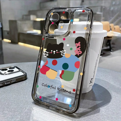 Black Cat Liquid Silicone Phone Case
