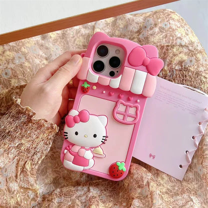Cartoon Dessert Story Hello Kitty Phone Case