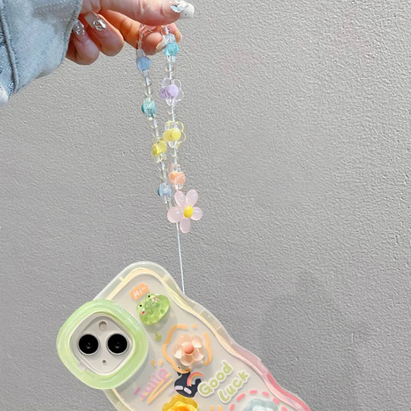 Flower Bracelet Chain Phone Holder Phone Case