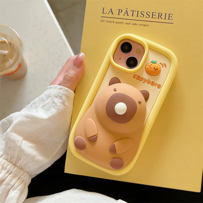 Cute Cartoon Capybara Squishies Phone Case