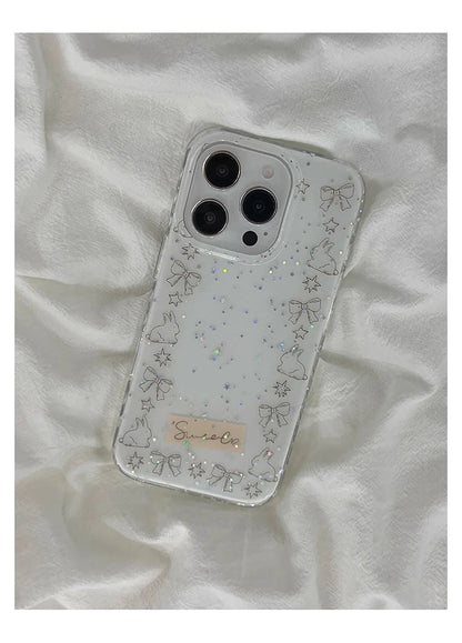 Glitter Shiny Cute Rabbit Cartoon Phone Case
