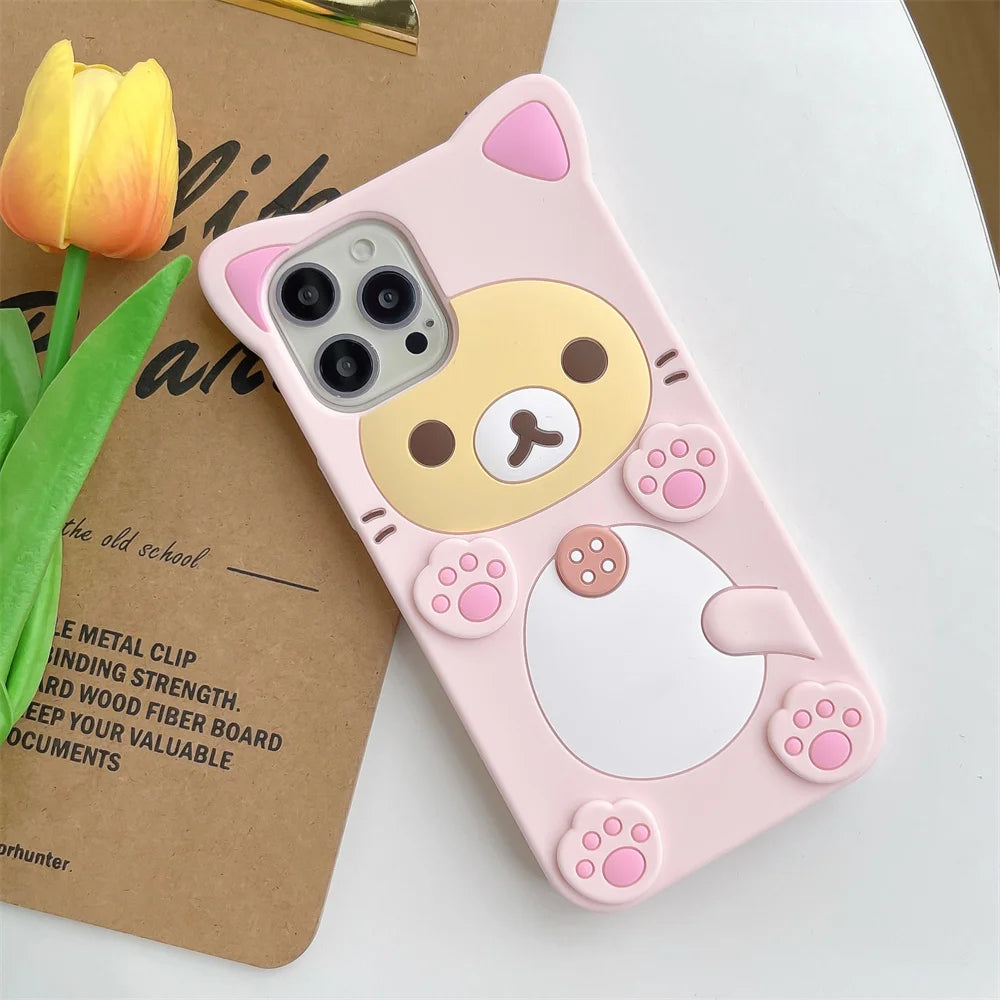 Rilakkuma Cat Bear Phone Case