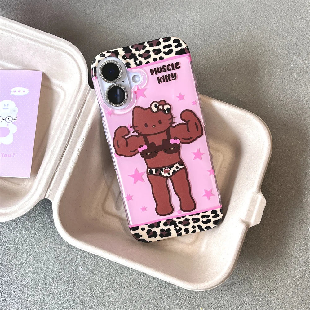 Funny Cartoon Hello Kitty Lovely Luxury Phone Case
