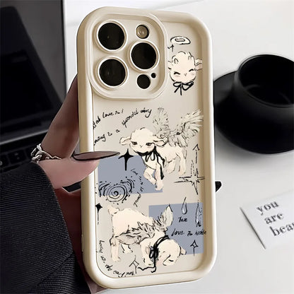 Angel Sheep Silicone Phone Case