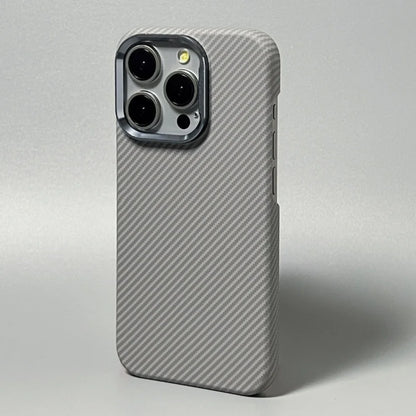 Luxury Kevlar Carbon Fiber Pattern High Quality Hard Pc Case For iPhone