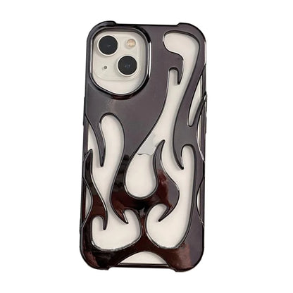 Fashion Hollowed Flame Pattern Phone Case