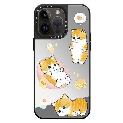 Adorable Orange Cat Pet Design Cartoon Phone Case