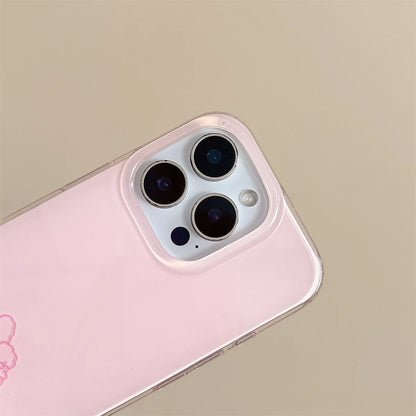 Solid Color Line Melody Phone Case