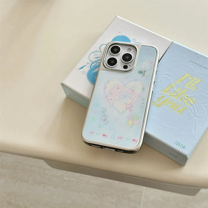 Color Line Cute Animal Phone Case