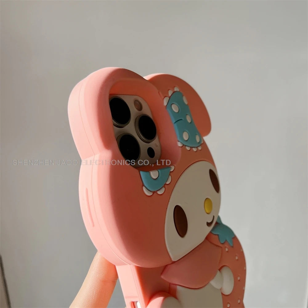 Cartoon My Melody Embrace Strawberries Phone Case
