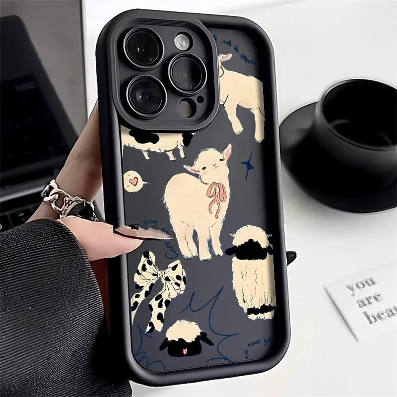 Angel Sheep Silicone Phone Case