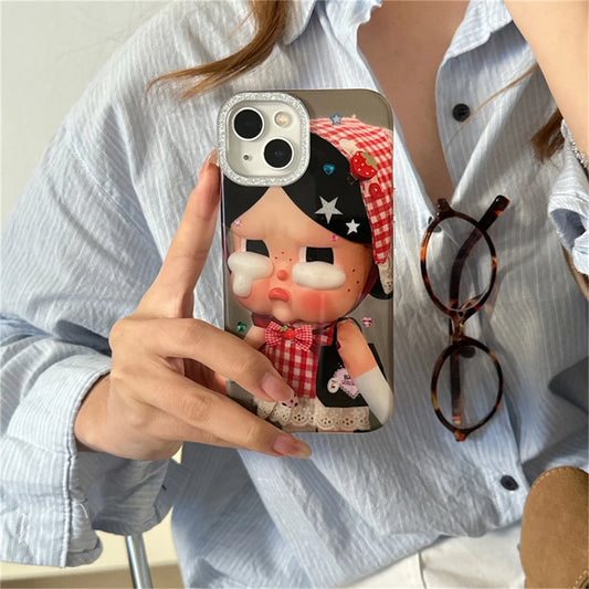 Funny Cartoon Cry Girl Phone Case