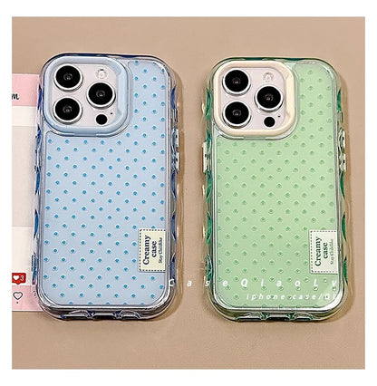 Cute Polka Dot Macron Color Phone Case