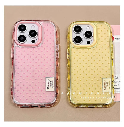 Cute Polka Dot Macron Color Phone Case