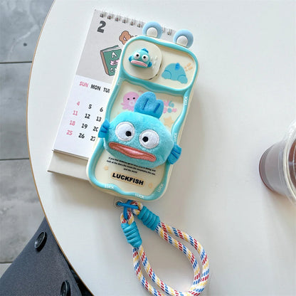 Cute Cartoon Hangyodon Push Pull Camera Phone Case