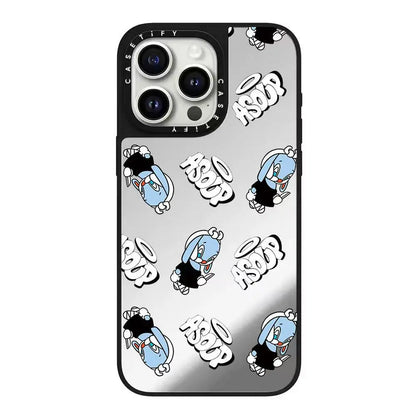 Adorable Happy Dog Apple Clear Mirror New Model Phone Case