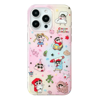 Pink And Cute Crayon Shin Chan Phone Case