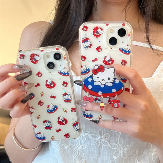 New Hello Kitty Cat Cute Shockproof Phone Case