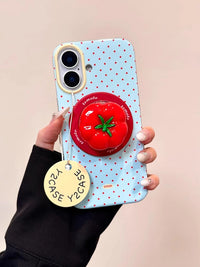 Case with holder