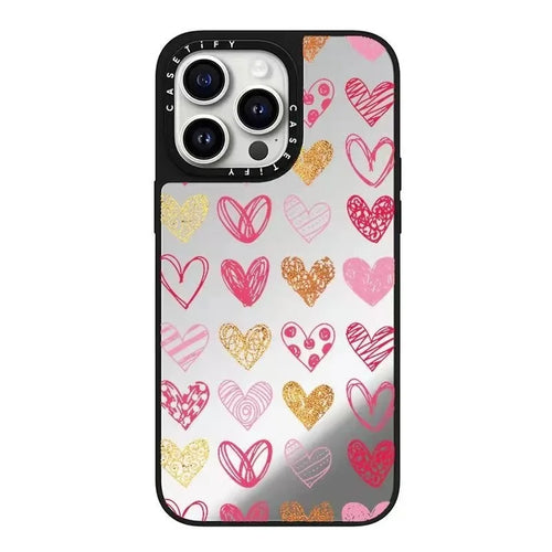 Caset Pink Heart Letter Phone Case