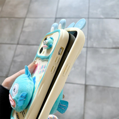 Cute Cartoon Hangyodon Push Pull Camera Phone Case