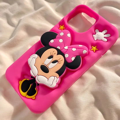 Cute Cartoon Bowknot Minnie Phone Case