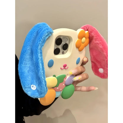So Cute Cartoon Bunny Rainbow Rabbit Phone Case