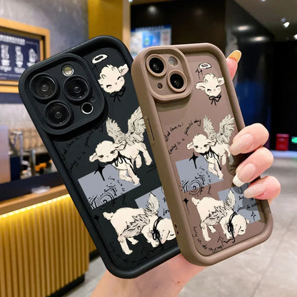 Angel Sheep Silicone Phone Case
