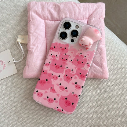 Cartoon Funny Pink Pig Phone Case