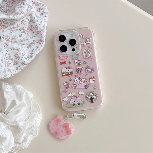 The New Super Cute Cartoon Pudding Dog Phone Case