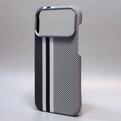 Luxury Kevlar Carbon Fiber Pattern High Quality Hard Pc Case For iPhone