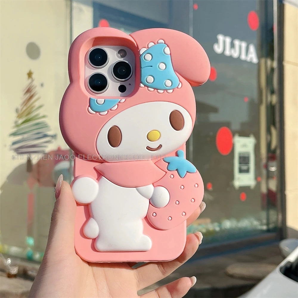 Cartoon My Melody Embrace Strawberries Phone Case