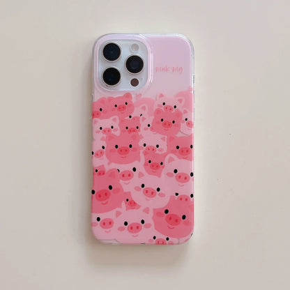 Cartoon Funny Pink Pig Phone Case