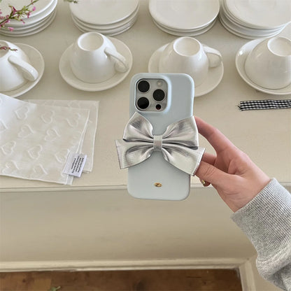 Luxury Silk Texture Skin Feel With Ribbon Phone Case