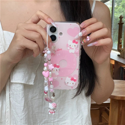 Fashion Cute Pink Kitty Cat Phone Case For iPhone
