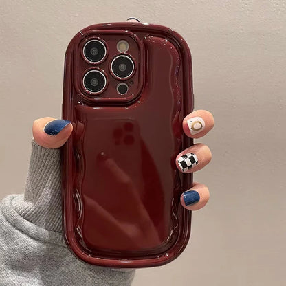 Fashion Oval Soap Shape Glossy Phone Case