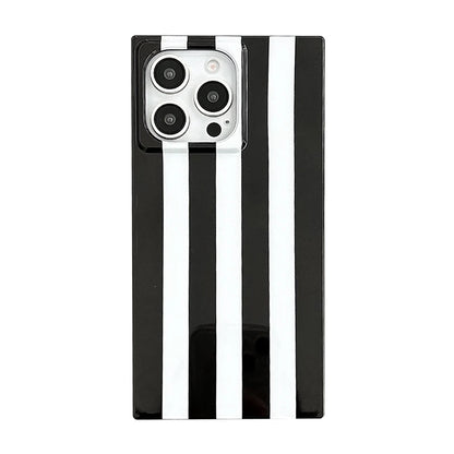 Fashion Cow Stripe Pattern Glossy Back Cover For iPhone