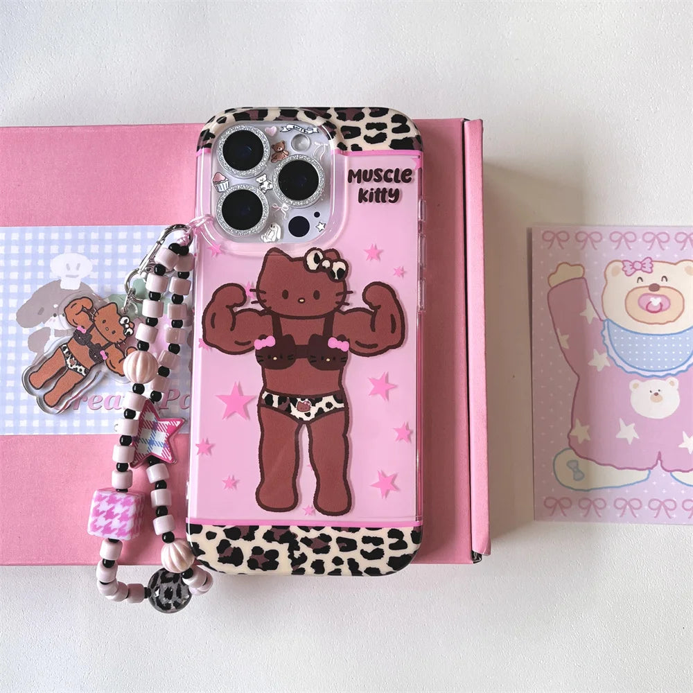 Funny Cartoon Hello Kitty Lovely Luxury Phone Case