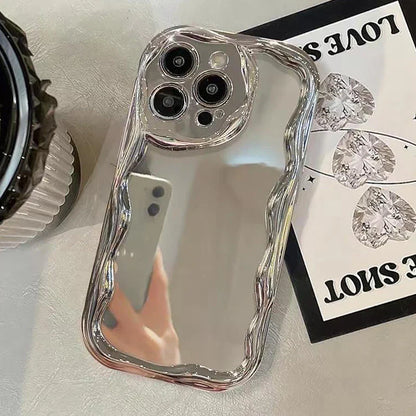 Luxury Plating Makeup Mirror Phone Case