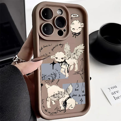 Angel Sheep Silicone Phone Case