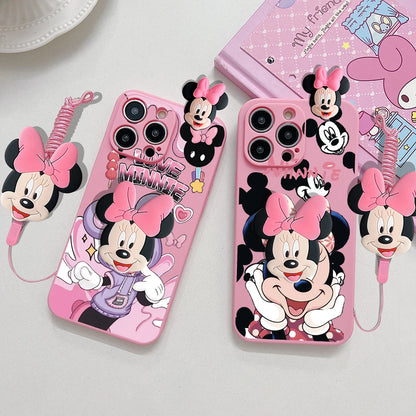 Cartoon Mickey Minnie Soft Phone Case